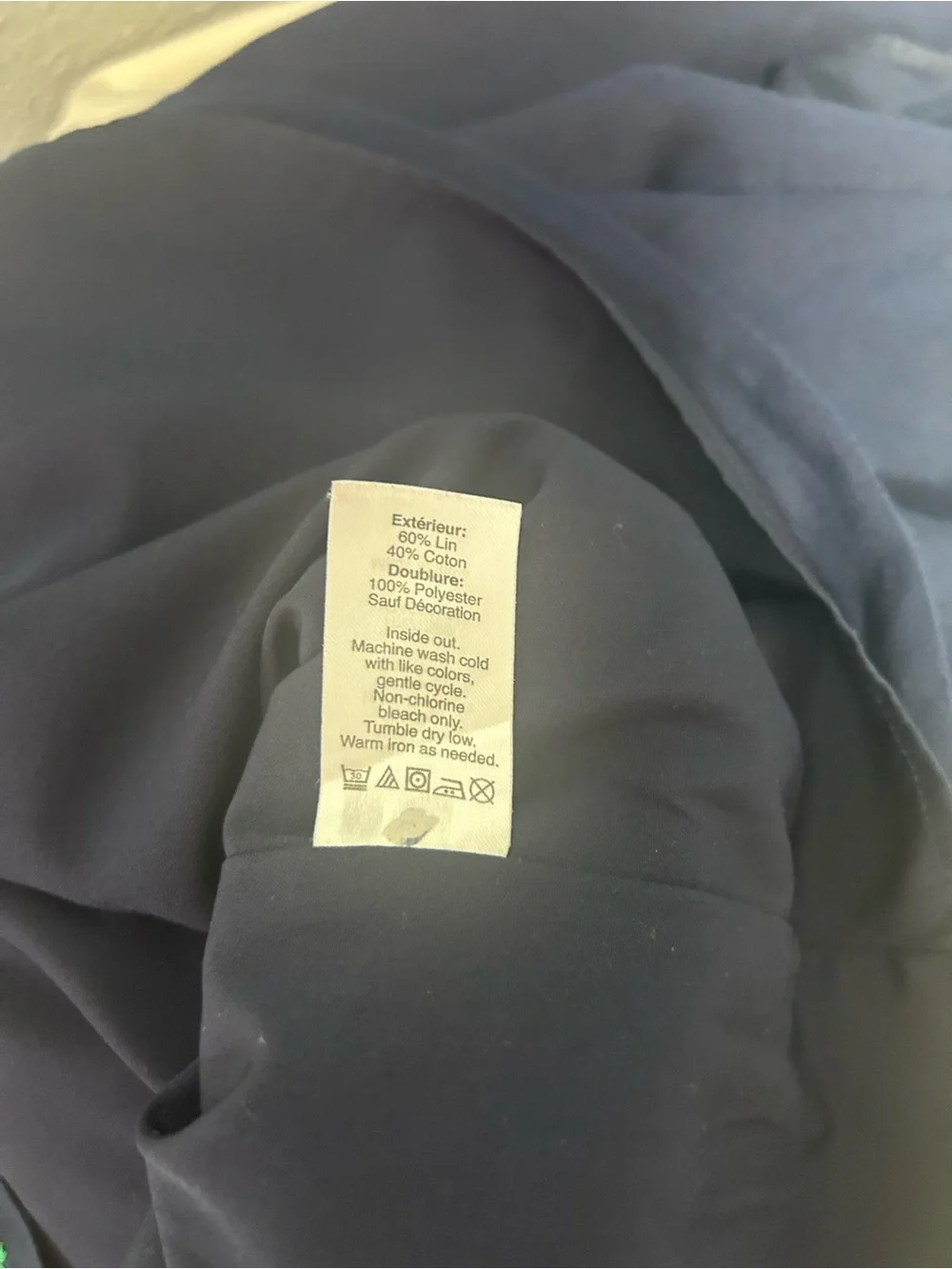 NWOT J crew linen blend dress with pockets size small
